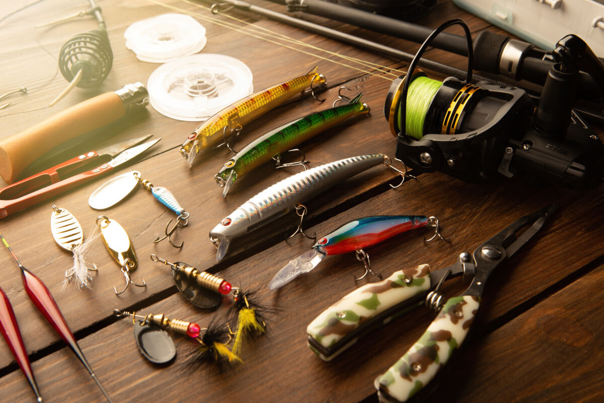 釣り竿やルアー